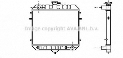 AVA QUALITY COOLING ol2035 -  Радиатор, охлаждение двигателя